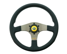 Momo Silver Spoke Tuner Steering Wheel
