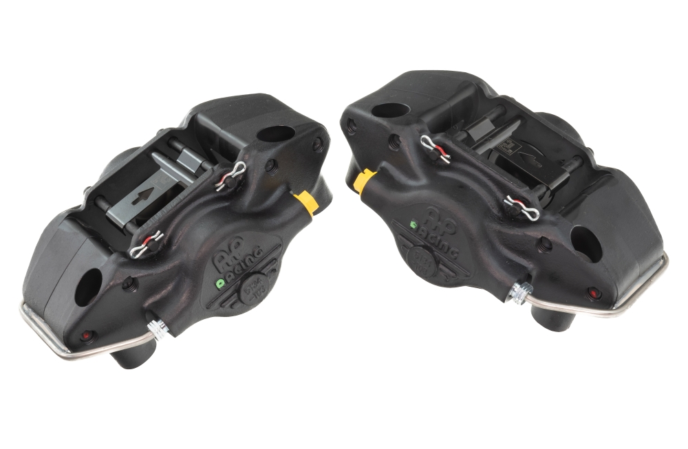 thumbnail image 2 of Sport-autoparts Front Brake Calipers Pair For Ford Mustang 1999-2002 Base/GT – Red Powder Coated 2 of 3
