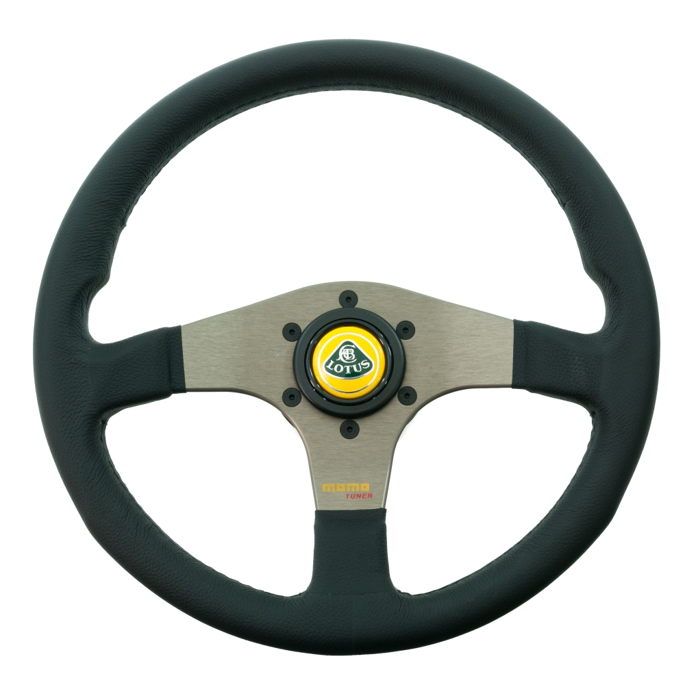 Momo Silver Spoke Tuner Steering Wheel