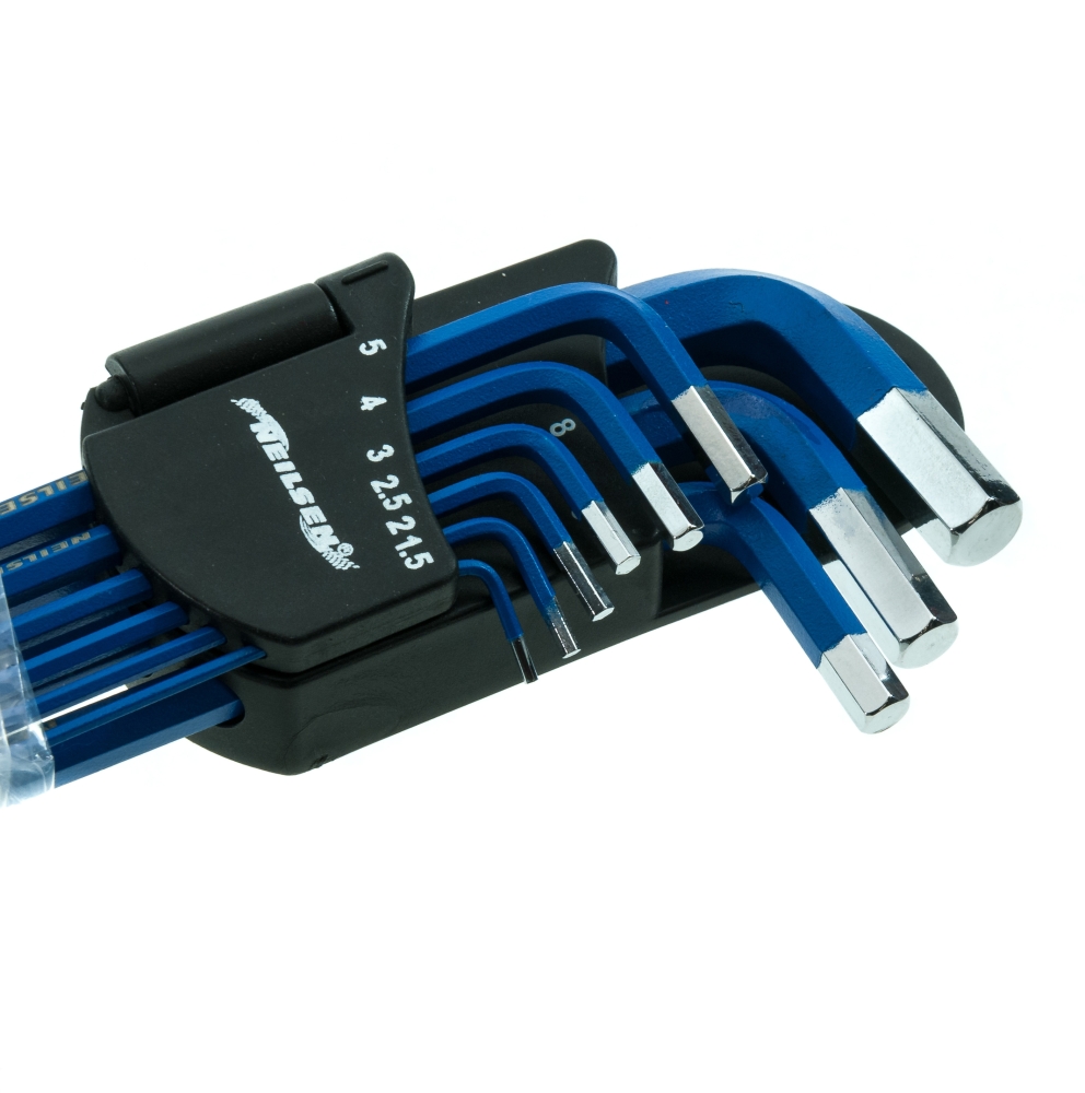 9 Piece Ball End Extra Long Allen Key Set EliseParts