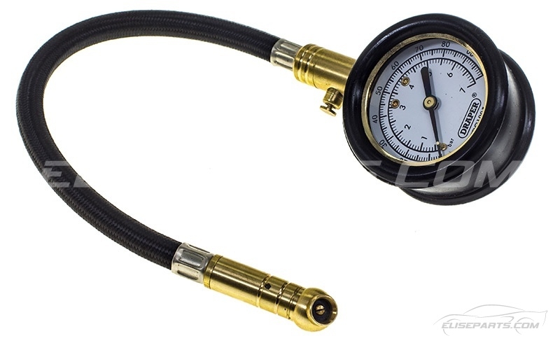 Tyre Pressure Gauge With Flexible Hose EliseParts
