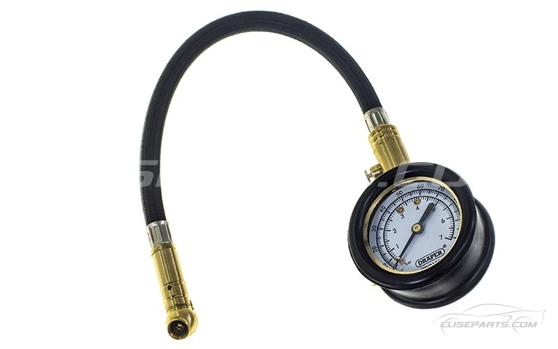 Tyre Pressure Gauge With Flexible Hose EliseParts