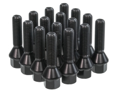 S2 / S3 Black Wheel Bolts 39mm Thread