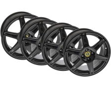 Full Set of 4 Elise 111S Gloss Black Wheels