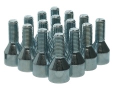 16 x Silver Star Spline Original Wheel Bolts