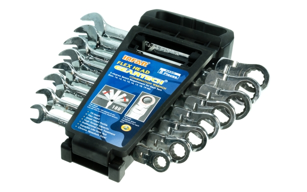 8 Piece Flexible Spanner Set Image