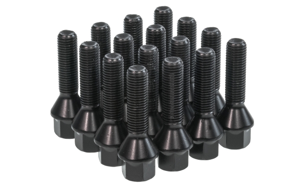 S2 / S3 Black Wheel Bolts 45mm Thread Image