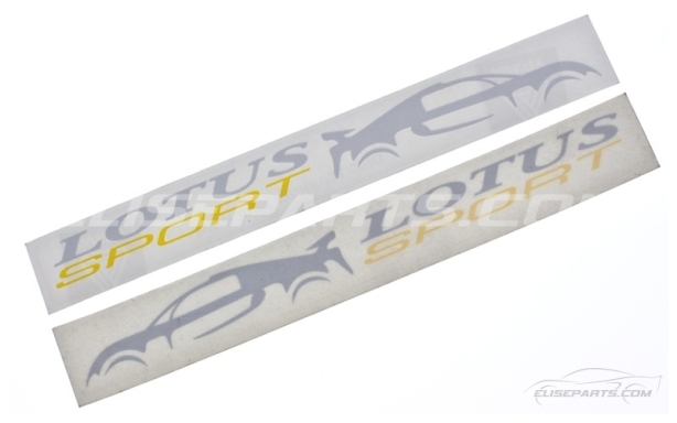 Decal - Lotus Sport Yellow / Silver Image