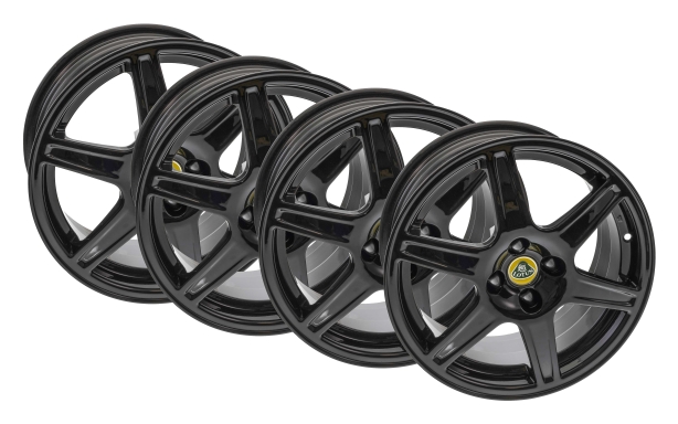 Full Set of 4 Elise 111S Gloss Black Wheels Image