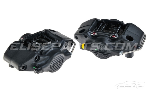 Lotus AP 2 Pot Black Brake Calipers Image