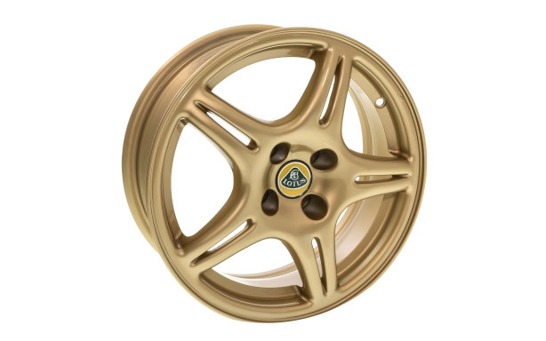 New S1 Elise Front Gold Wheel Image