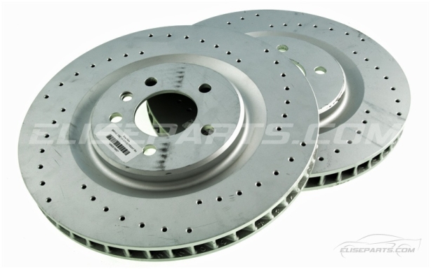 Pair of V6 Exige Front Brake Discs OEM Lotus Image