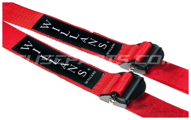 Willans Club A4 Non-FIA Red Harness Image