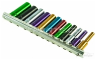 1/4" Drive Multi Colour Socket Set Image