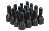 16 x Black Star Spline Wheel Bolts (26mm) Image