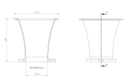 45mm x 90mm Long Air Horn Trumpet Image