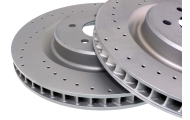 Evora Drilled Front Brake Discs OEM Image