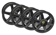 Full Set of 4 Elise 111S Gloss Black Wheels Image