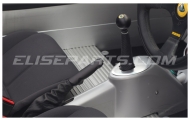 Silver-Polished-Satin Black Handbrake Grips Image