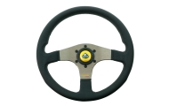 Momo Silver Spoke Tuner Steering Wheel Image