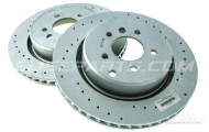 V6 Exige / Evora Rear Drilled Brake Discs OEM Image